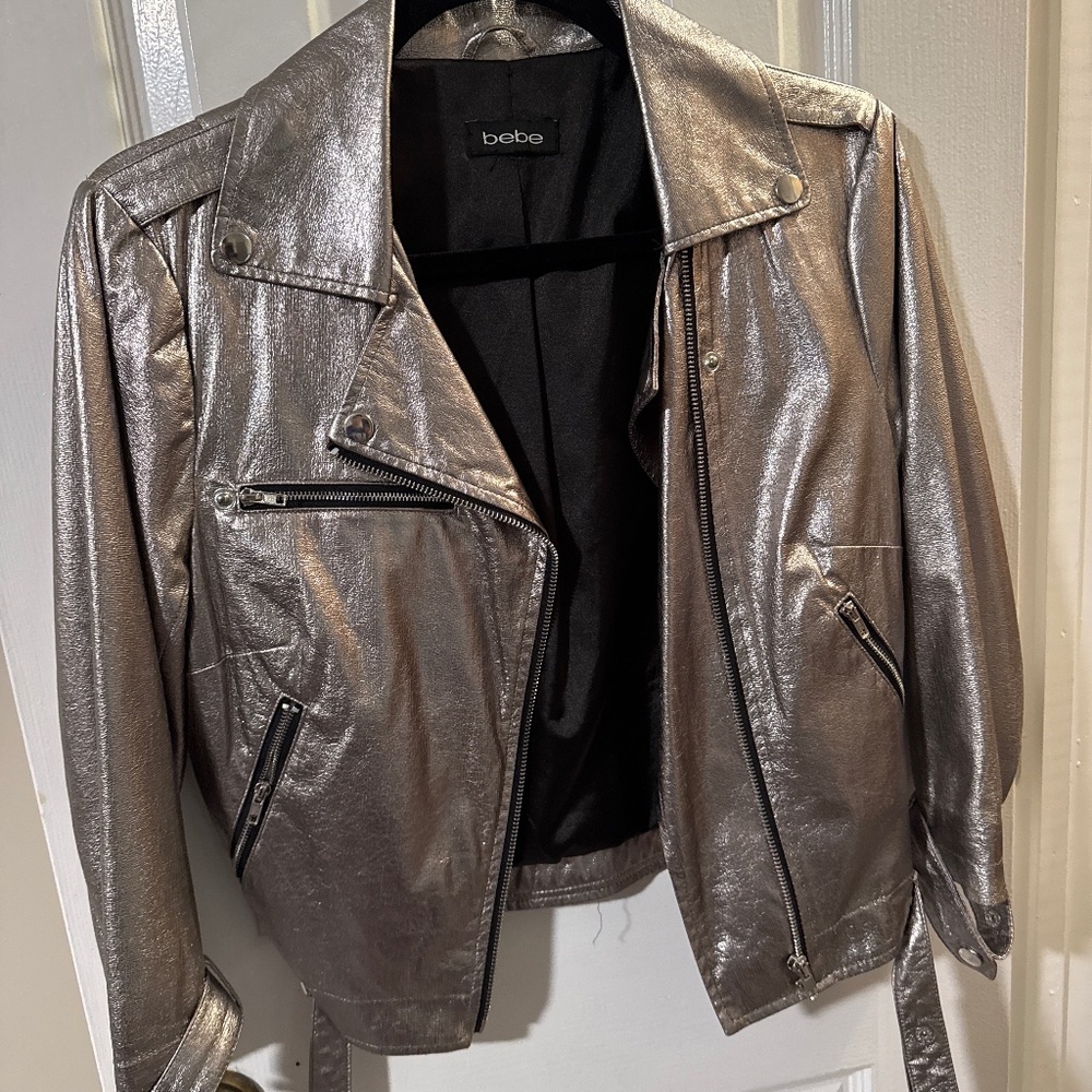 Metallic Bomber Jacket S